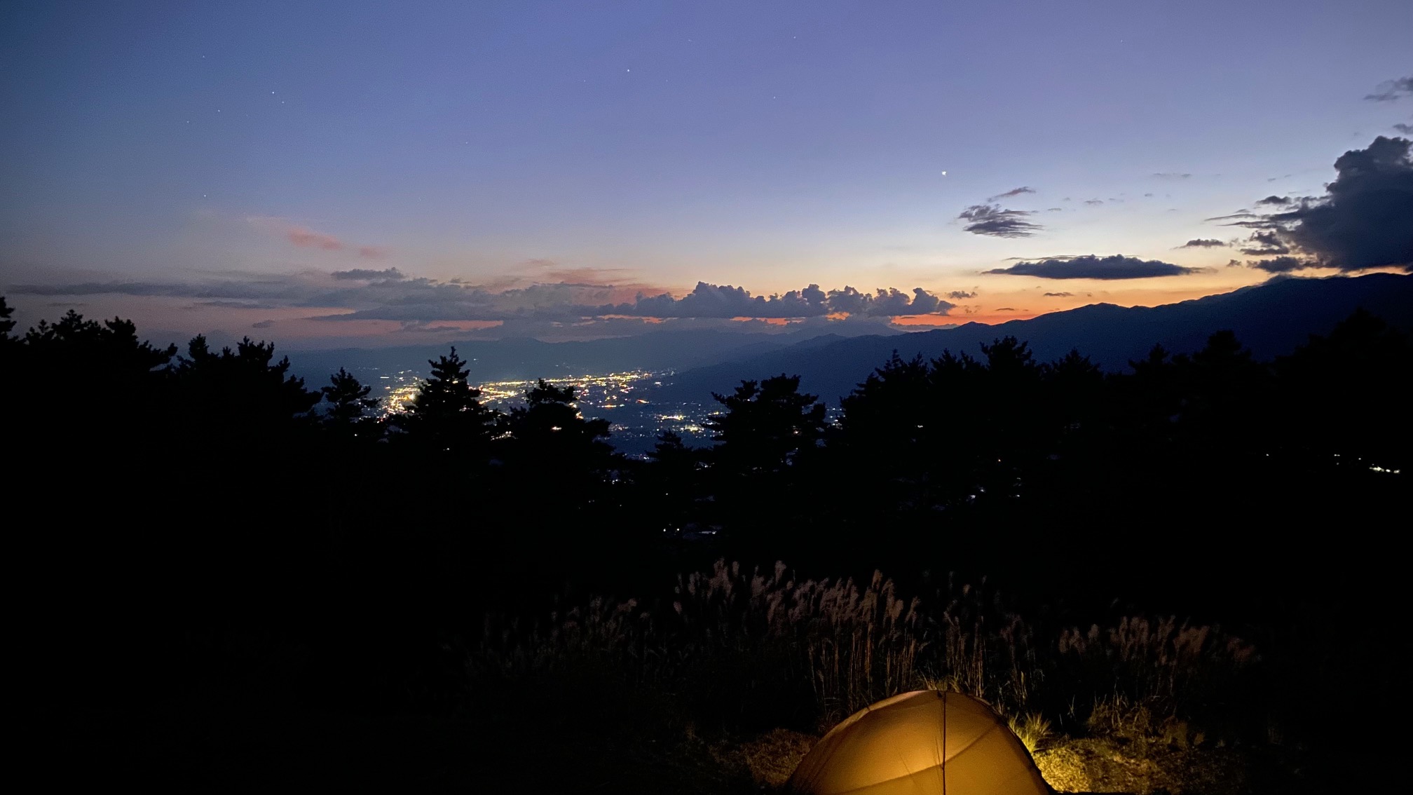 陣馬形山キャンプ場