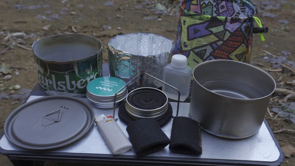 エバニュー“Apex cup t0.2”で作るULクッカーセット